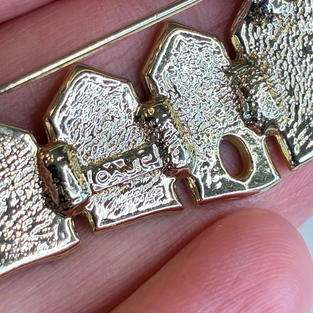 Vintage Cat Brooch Earring Lot Gold Tone Avon RAZZA AJC Feline Jewelry Whimsical - Picture 14 of 15